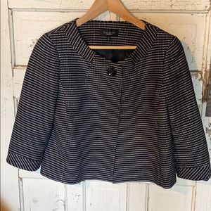 Talbots lined one button blazer